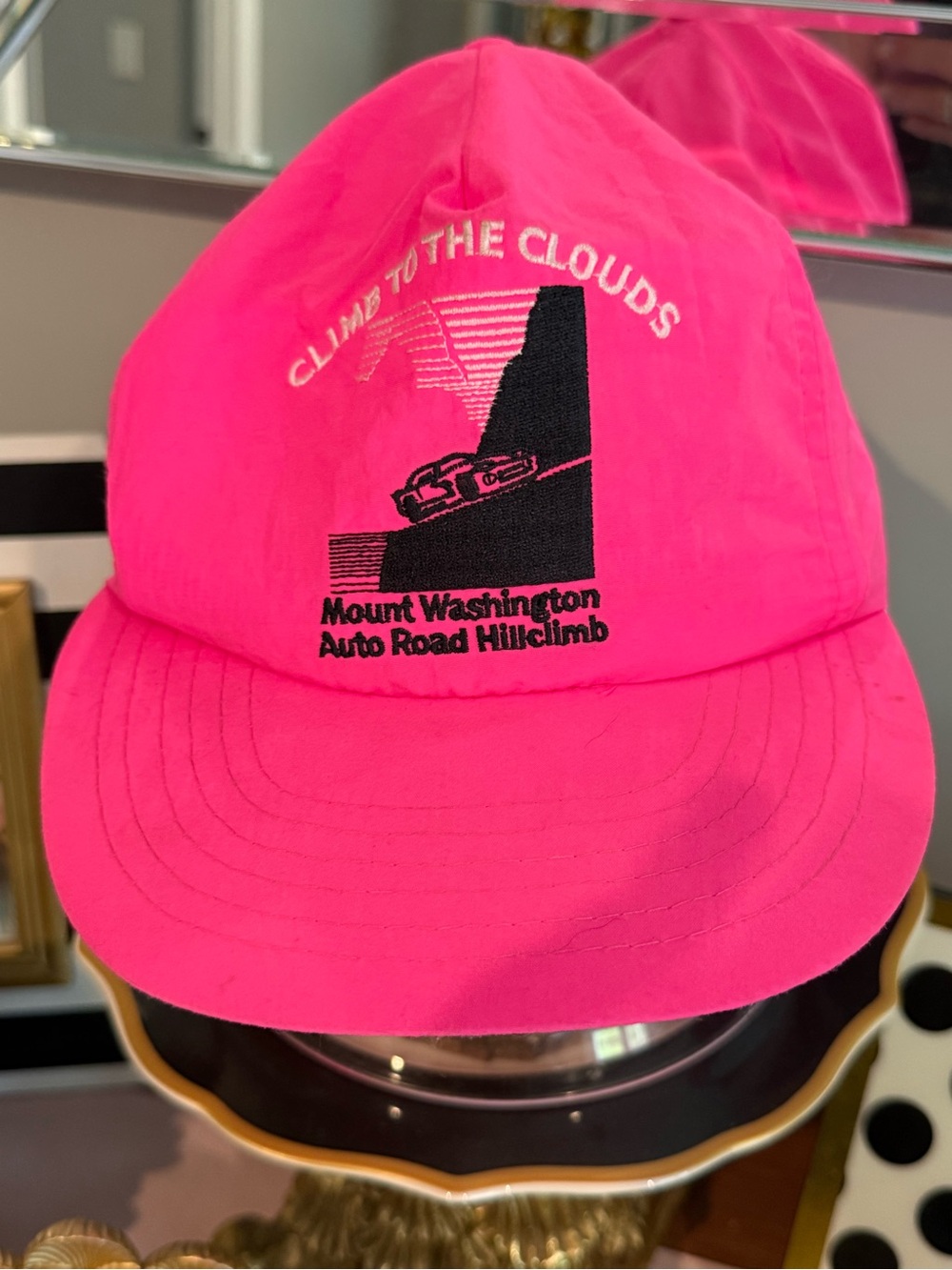 Vintage pink hat